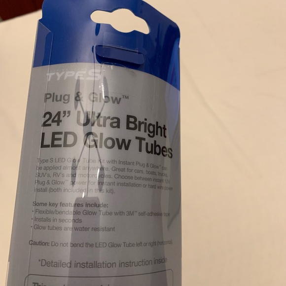 NWT Plug & Glow 24” ultra bright LED Glow Tubes unopened - Picture 3 of 5
